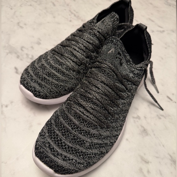 APL Black and Gray Knit Sneakers - Picture 1 of 5